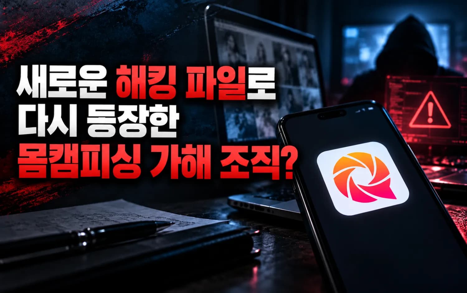 새로운 해킹 파일로 다시 등장한 몸캠피싱 가해 조직?